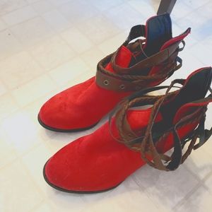 Shoes - Red booties